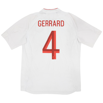 2012-13 England Home Shirt Gerrard #4 - 5/10 - (L)