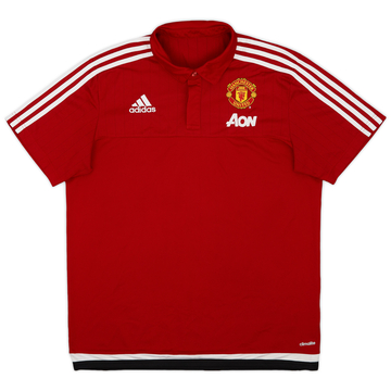 2016-17 Manchester United adidas Polo Shirt - 10/10 - (L)