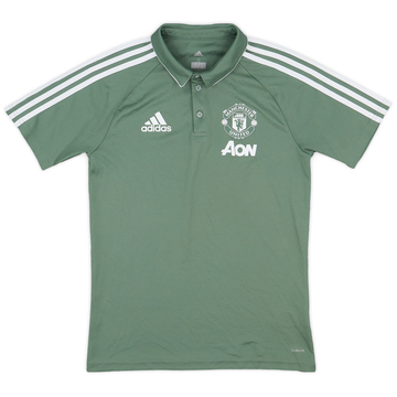 2017-18 Manchester United adidas Polo Shirt - 9/10 - (S)