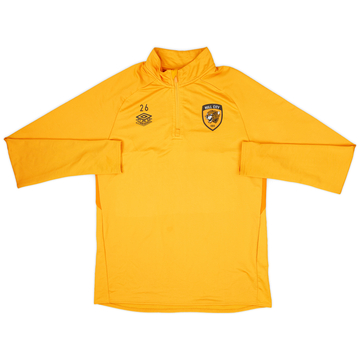 2021-22 Hull City Player Issue Umbro 1/4 Zip Drill Top #26 - 9/10 - (L)