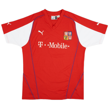 2004-05 Czech Republic Basic Home Shirt - 5/10 - (XL)