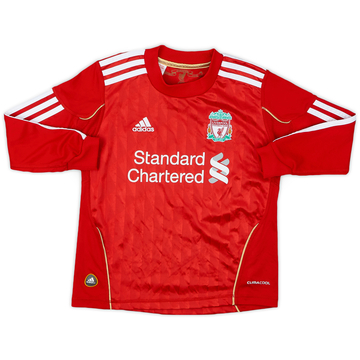 2010-12 Liverpool Home L/S Shirt - 8/10 - (7-8Years)