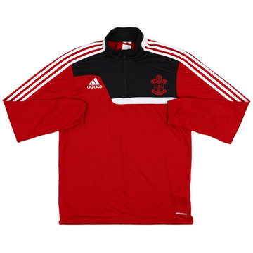 2013-14 Southampton adidas 1/4 Zip Drill Top - 9/10 - (M)
