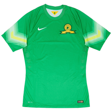 2014-15 Mamelodi Sundowns Authentic GK Away S/S Shirt - 8/10 - (L)