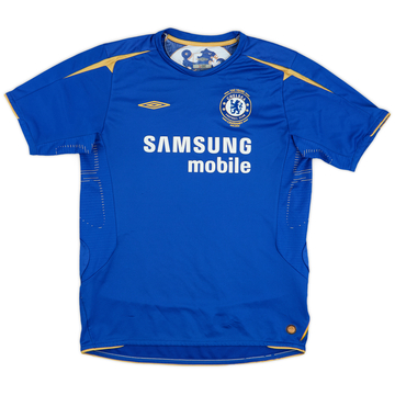 2005-06 Chelsea Centenary Home Shirt - 8/10 - (L.Boys)