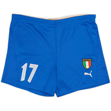 2003-04 Italy Player Issue Away Shorts #17 - 4/10 - (S)