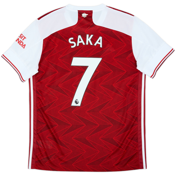 2020-21 Arsenal Home Shirt Saka #7 (L)