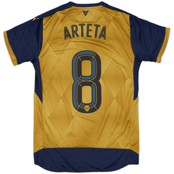 2015-16 Arsenal Away Shirt Arteta #8 - 10/10 - (S)