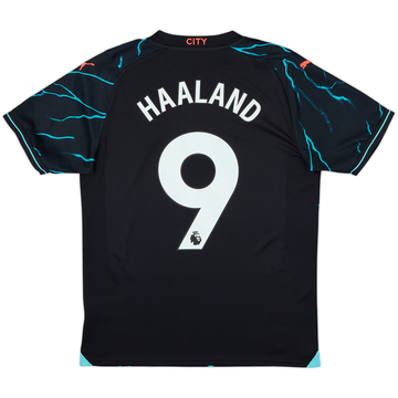 2023-24 Manchester City Third Shirt Haaland #9 - 10/10 - (M)
