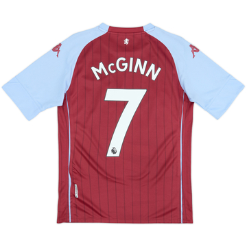 2020-21 Aston Villa Home Shirt McGinn #7 - 9/10 - (S)
