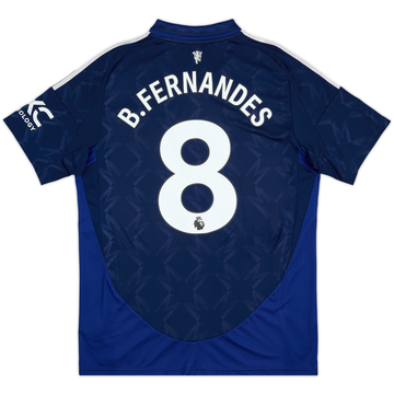 2024-25 Manchester United Away Shirt B.Fernandes #8 - 9/10 - (L)