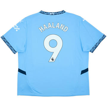 2024-25 Manchester City Home Shirt Haaland #9 - 9/10 - (XXL)