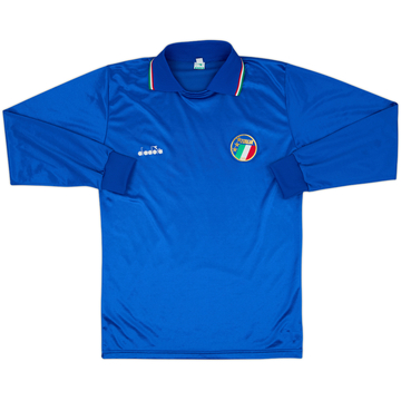 1986-91 Italy Home L/S Shirt - 4/10 - (L)