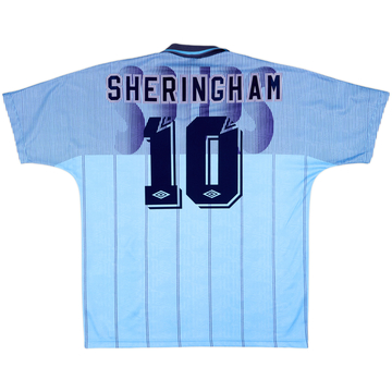 1991-94 Tottenham Third Shirt Sheringham #10 - 10/10 - (XXL)