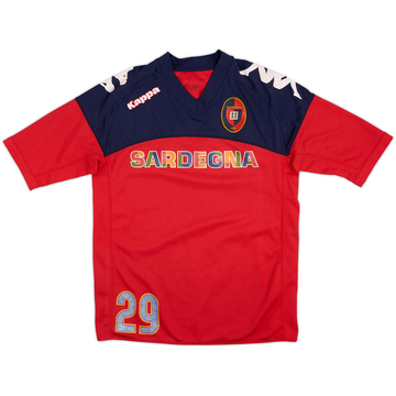 2011-12 Cagliari Kappa Player Issue Training Shirt #29 - 6/10 - (M)