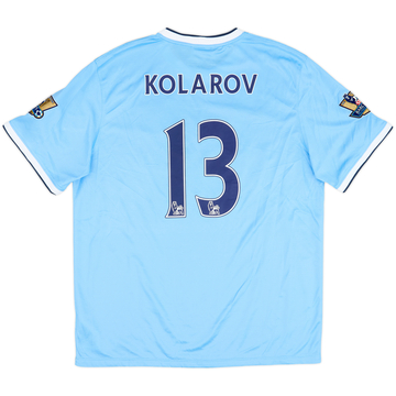 2013-14 Manchester City Home Shirt Kolarov #13 - 7/10 - (XL)