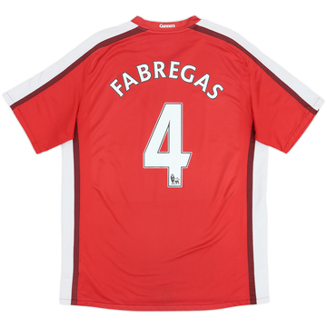 2008-10 Arsenal Home Shirt Fabregas #4 - 6/10 - (L)