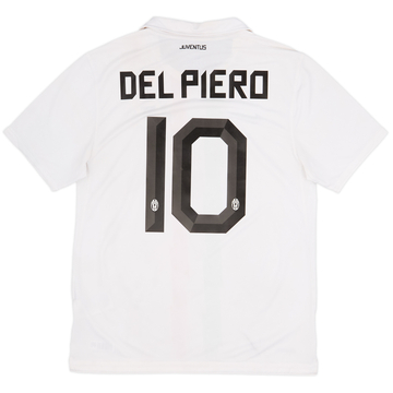 2010-12 Juventus Away Shirt Del Piero #10 - 8/10 - (L)