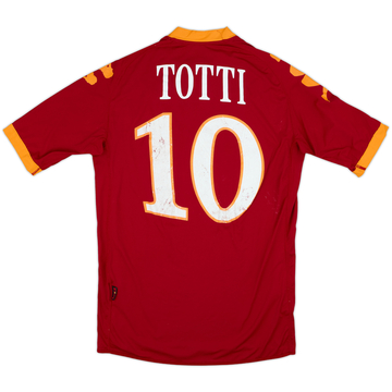 2009-10 Roma Home Shirt Totti #10 - 5/10 - (XS)