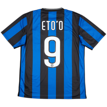 2009-10 Inter Milan Basic Home Shirt Eto'o #9 - 8/10 - (S)
