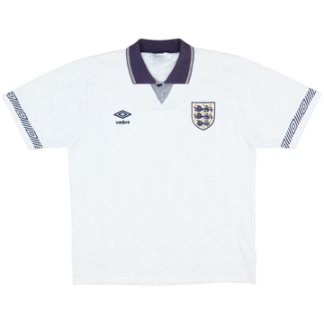 1990-92 England Home Shirt - 6/10 - (M)