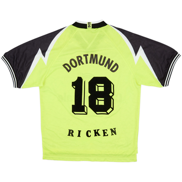 1995-96 Borussia Dortmund Home Shirt Ricken #18 - 6/10 - (L)