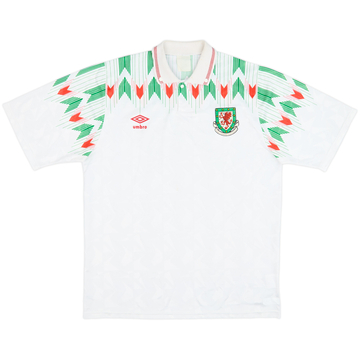 1990-92 Wales Away Shirt - 8/10 - (L)
