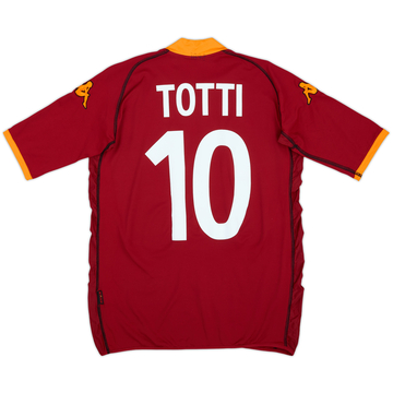 2002-03 Roma Home Shirt Totti #10 - 7/10 - (L)