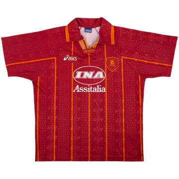 1996-97 Roma Home Shirt - 8/10 - (S)