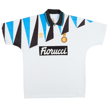 Camiseta de visitante del Inter Milan 1991-92 - 9/10 - (L)