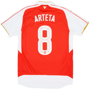 2015-16 Arsenal Camiseta Local Arteta #8 - 8/10 - (M)