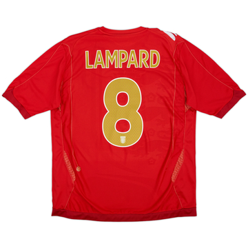 2006-08 England Away Shirt Lampard #8 - 5/10 - (L)
