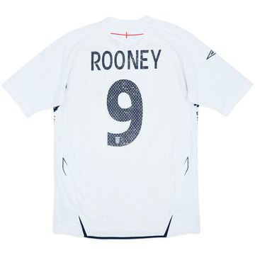 2007-09 England Home Shirt Rooney #9 - 5/10 - (S)