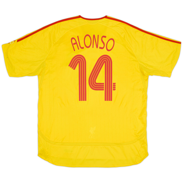 2006-07 Liverpool Away Shirt Alonso #14 - 6/10 - (XL)