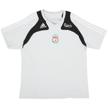 2008-09 Liverpool adidas Cotton Tee - 6/10 - (XL)