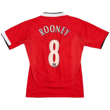 2004-06 Manchester United Home Shirt Rooney #8 - 6/10 - (S)