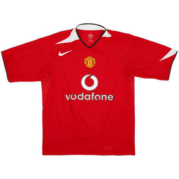 2004-06 Manchester United Home Shirt - 5/10 - (XL.Boys)