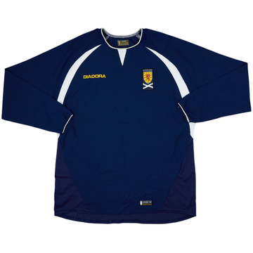 2003-05 Scotland Home L/S Shirt - 8/10 - (L)