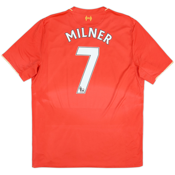 2015-16 Liverpool Home Shirt Milner #7 - 5/10 - (L)