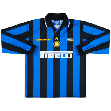 1997-98 Inter Milan 'Campus' Basic Home L/S Shirt - 9/10 - (M)