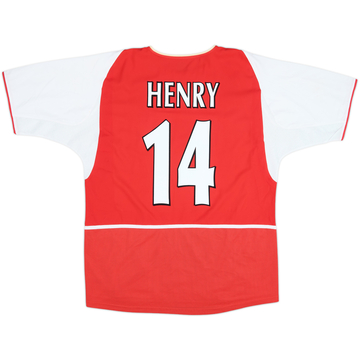2002-04 Arsenal Home Shirt Henry #14 - 8/10 - (L)