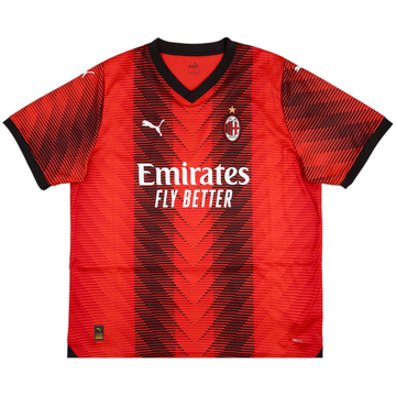 2023-24 AC Milan Home Shirt - 10/10 - (XXL)