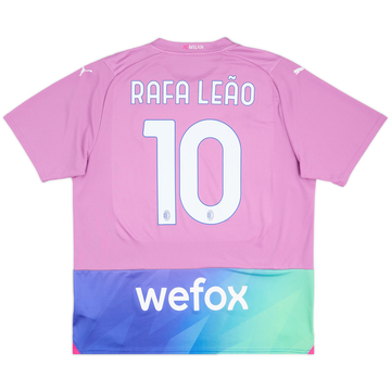 2023-24 AC Milan Third Shirt Rafa Leao #10 - 9/10 - (XL)