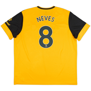 2020-21 Wolves Home Shirt Neves #8 - 7/10 - (XXL)