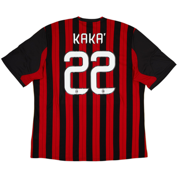 2013-14 AC Milan Home Shirt Kaka #22 - 10/10 - (XXL)