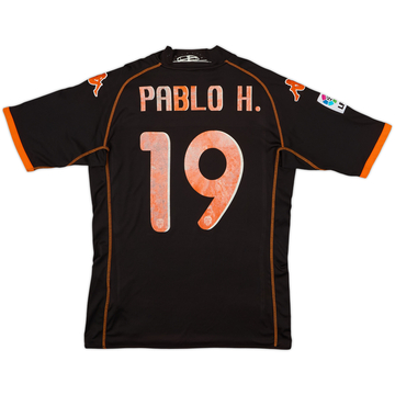 2009-10 Valencia Away Shirt Pablo H. #19 - 5/10 - (M)