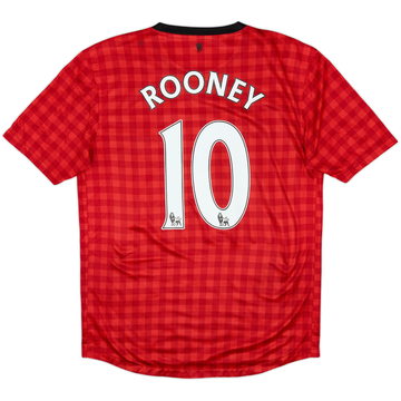 2012-13 Manchester United Home Shirt Rooney #10 - 5/10 - (M)