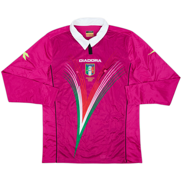 2012-13 Italy Diadora Referee L/S Shirt - 10/10 - (M)