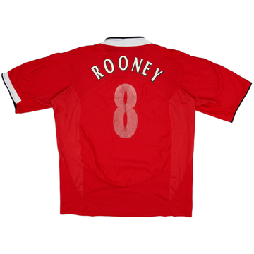 2004-06 Manchester United Home Shirt Rooney #8 - 4/10 - (XXL)