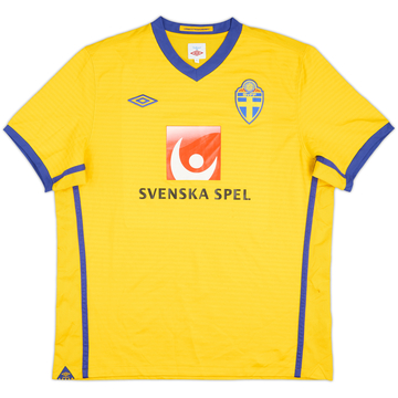 2010-11 Sweden Home/Training Shirt - 7/10 - (XL)